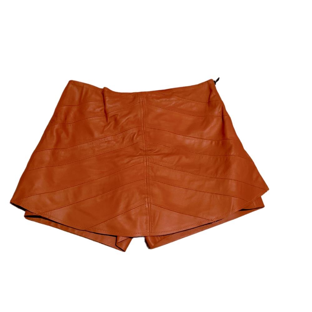 Short Leather Skort…Matching Top sold Separately